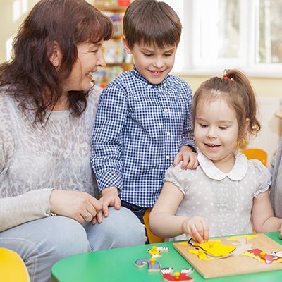 Caregiver with Kids 1